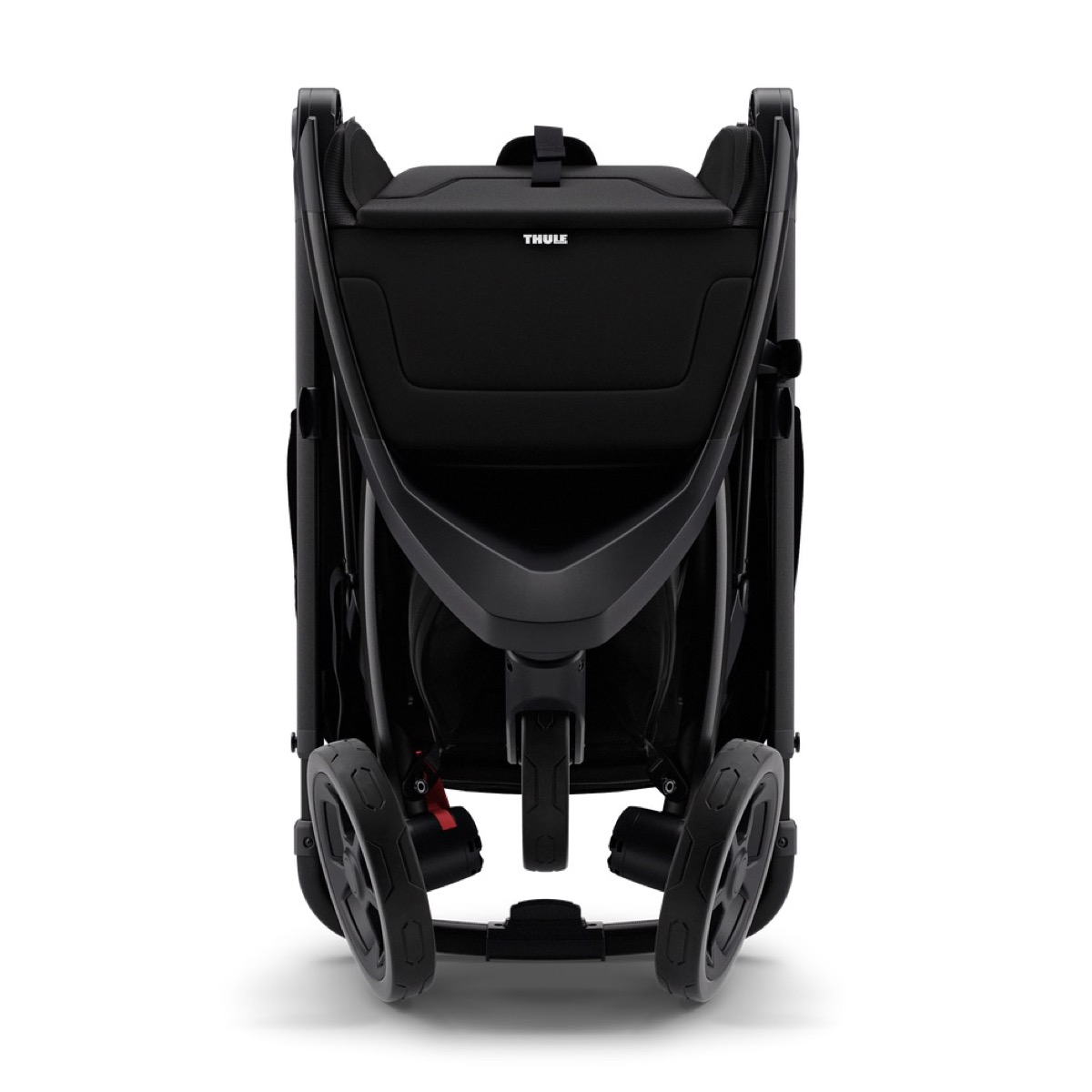 Thule Spring compact city stroller in midnight black on black, further official colorway-gallery view